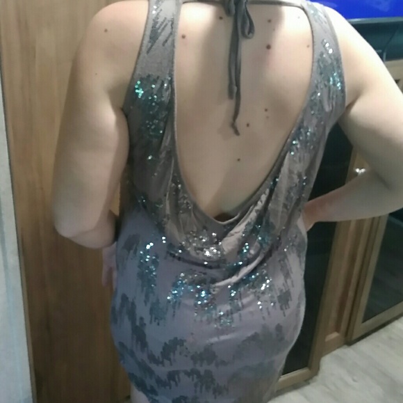 🌵Velvet Brand🌻 Sexy Backless Dress, Sequin Dress - Picture 7 of 7